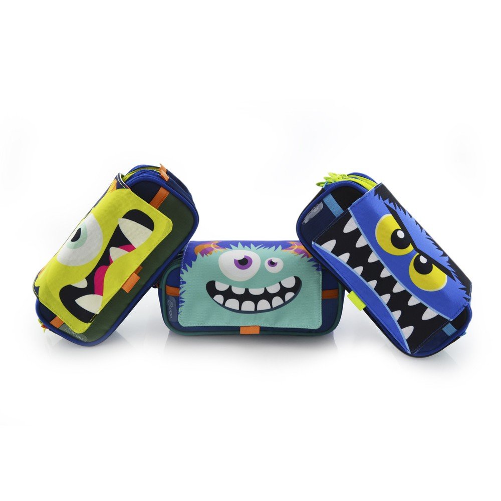 Porta Todo Triple Monsters 22x11 cm | FRAGA