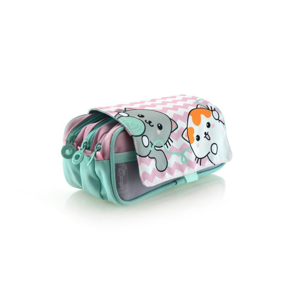 Porta todo triple Kawaii 22x11x6 cm - FRAGA