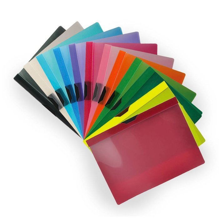 DOSSIER PP CLIP-IT PLASTICO COLOR LINE SURTIDO | 12 UNIDADES | (FRAGA) Imagen principal del producto