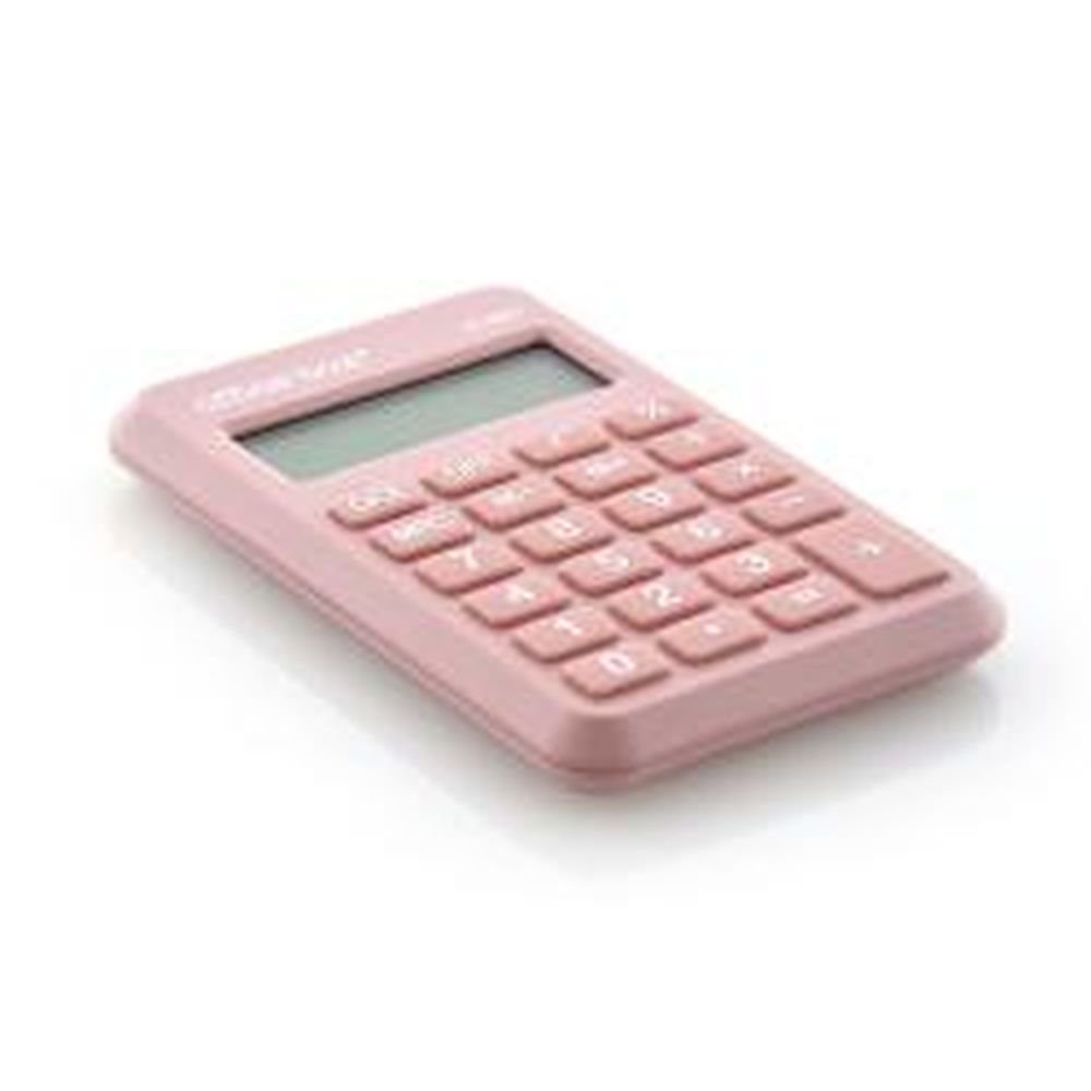 Calculadora Mini 8 Dígitos Fraga Rosa - Pack 5 Unidades