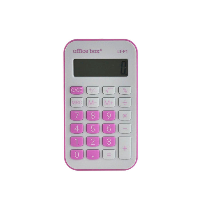 CALCULADORA POCKET ROSA 8 DIGITOS | 5 UNIDADES | (FRAGA) Imagen principal del producto