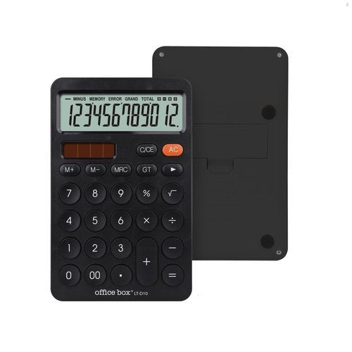 Calculadora de mesa 12 dígitos Fraga color negro