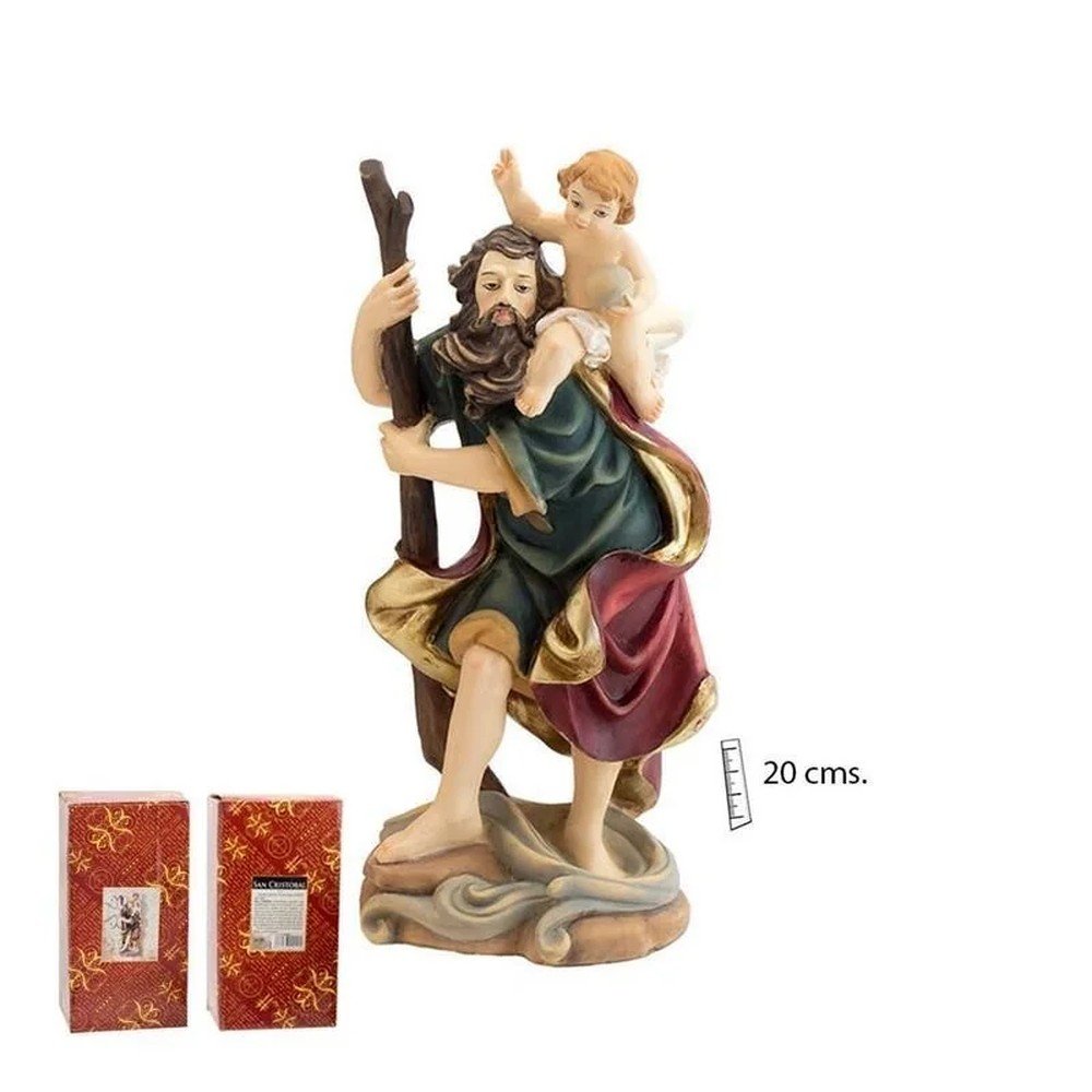 Figura San Cristóbal 20cm - Figuras Santos Javier