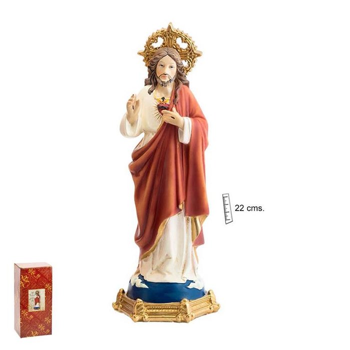 Figura Sagrado Corazón de Jesús 22 cm Marca Figuras Santos Javier Imagen principal del producto