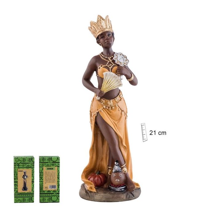 FIGURA OSHUN DE RESINA DE 21 CM | FIGURAS ESOTERICAS JAVIER | 1 UNIDAD | 8435266010104 Imagen principal del producto