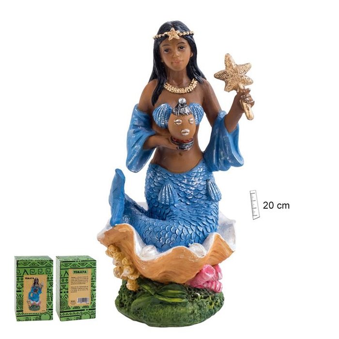 Figura Yemaya con Estrella 20 cm Marca Figuras Esotéricas Javier Imagen principal del producto