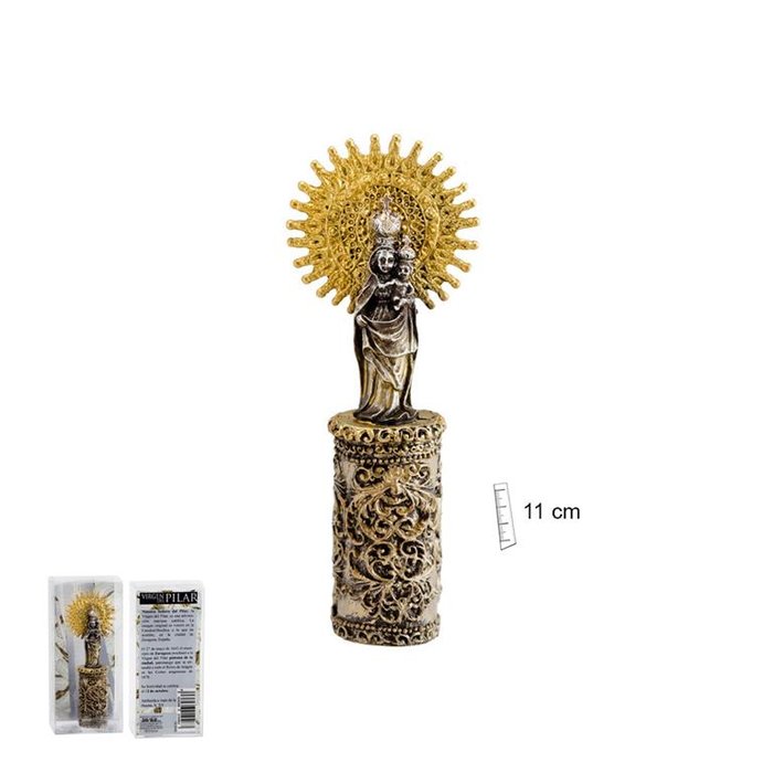 Figura Virgen del Pilar 10 cm Marca Figuras Santos Javier Imagen principal del producto