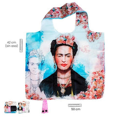BOLSA PLEGABLE FRIDA 40X52 POLIESTER | PAPELERIA JAVIER