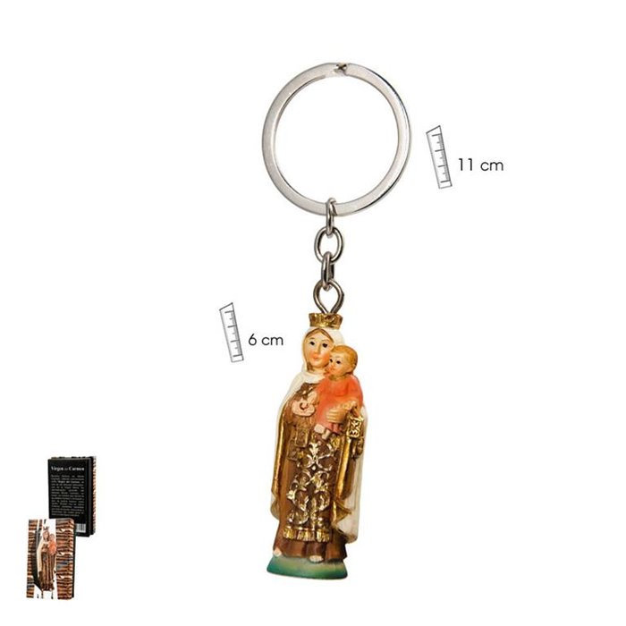 LLAVERO VIRGEN DEL CARMEN | FIGURAS SANTOS JAVIER | 1 UNIDAD | 8435266062592 Imagen principal del producto