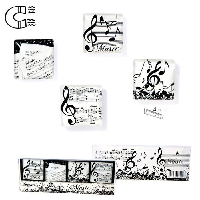 SET 4 IMANES MUSICA | PAPELERIA JAVIER | 1 UNIDAD | 8435266070023 Imagen principal del producto