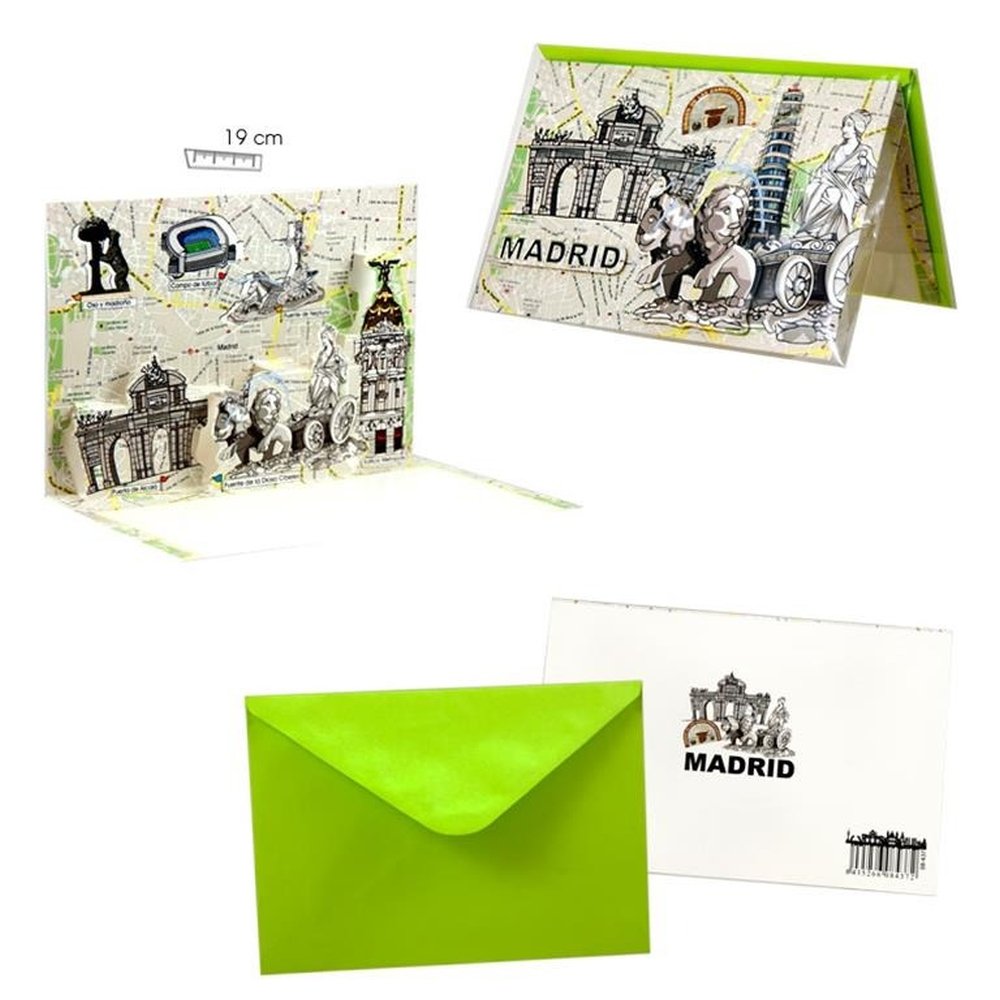 POSTAL MADRID | SOUVENIR JAVIER | 1 UNIDAD | 8435266084372 Imagen principal del producto