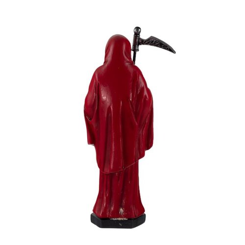 Figura Santa Muerte 20 cm roja - Figuras Esotéricas Javier