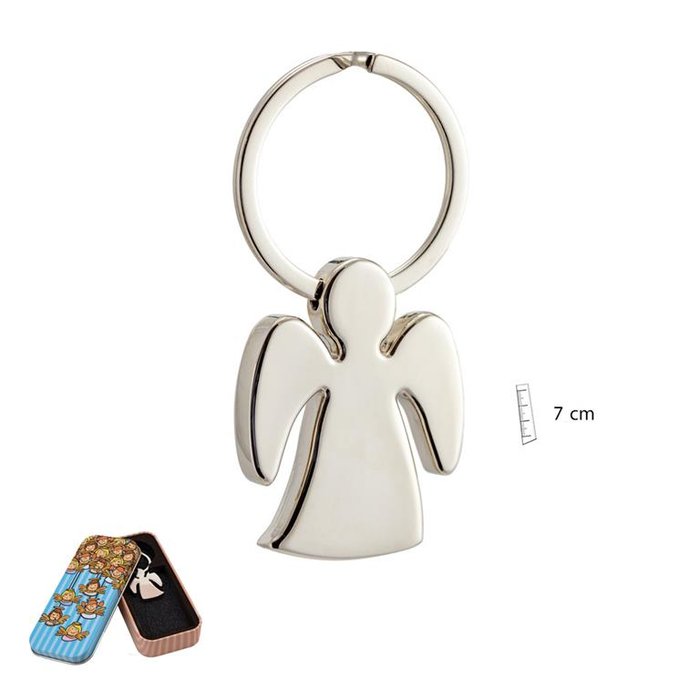 LLAVERO ANGEL LISO EN LATA | PAPELERIA JAVIER | 1 UNIDAD | 8435266135500 Imagen principal del producto
