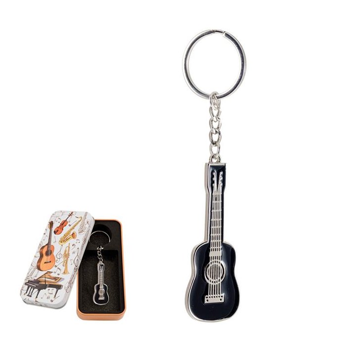 LLAVERO GUITARRA CON NEGRO | PAPELERIA JAVIER | 1 UNIDAD | 8435266135555 Imagen principal del producto