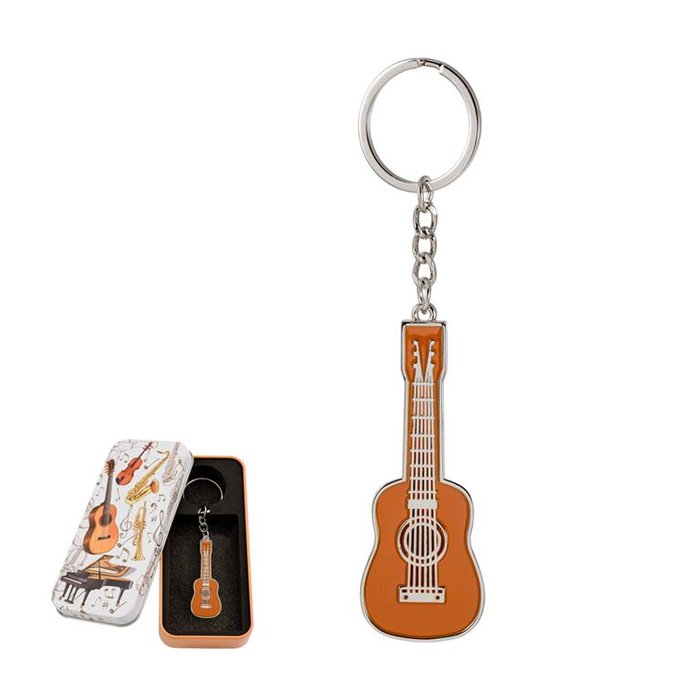 LLAVERO GUITARRA MARRON CLARO | PAPELERIA JAVIER | 1 UNIDAD | 8435266135562