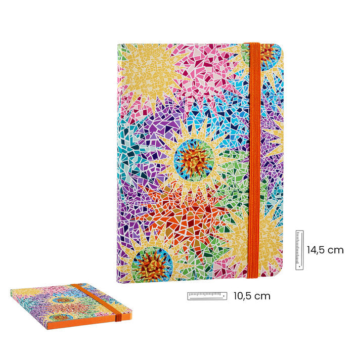 Cuaderno Borde Color A6 Gaudi, pack de 6 unidades