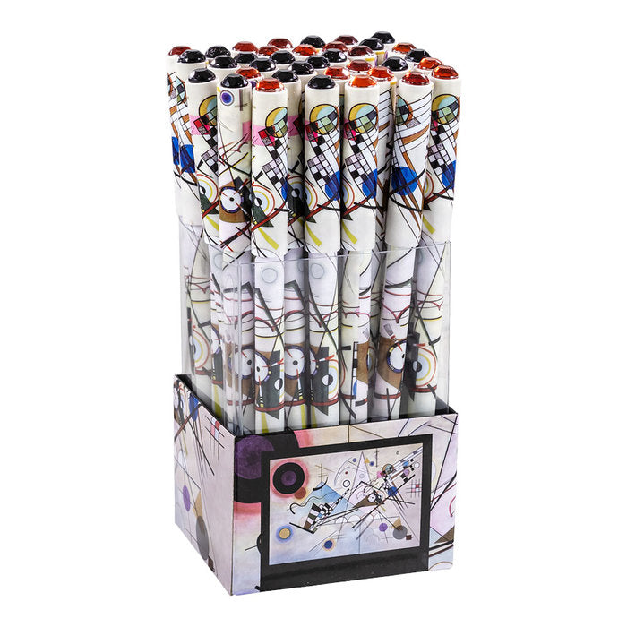 Expositor 36 Bolígrafos con Piedra Kandinski 2 Modelos