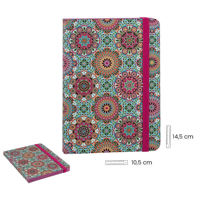 Libreta Cuadros Borde Color Azahar A6 PAPELERIA JAVIER Imagen principal del producto