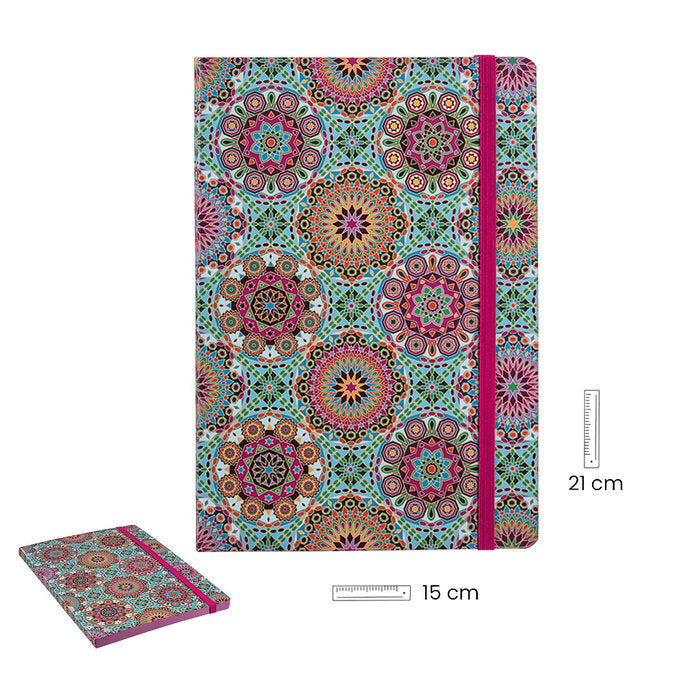 Libreta Cuadros Borde Color Azahar A5 Marca Papelería Javier Pack 1 Imagen principal del producto