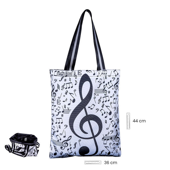 BOLSA TELA MUSICA | PAPELERIA JAVIER | 1 UNIDAD | 8435266158165 Imagen principal del producto