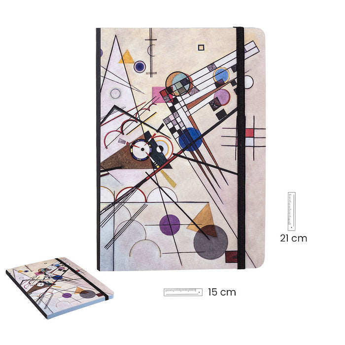 Libreta Cuadros Borde Color A5 Kandinski Marca Imagen principal del producto