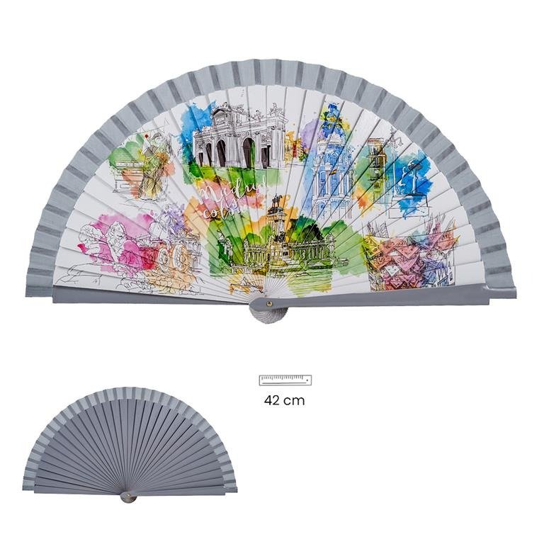 ABANICO MADRID | SOUVENIR JAVIER | 1 UNIDAD | 8435266158929 Imagen principal del producto
