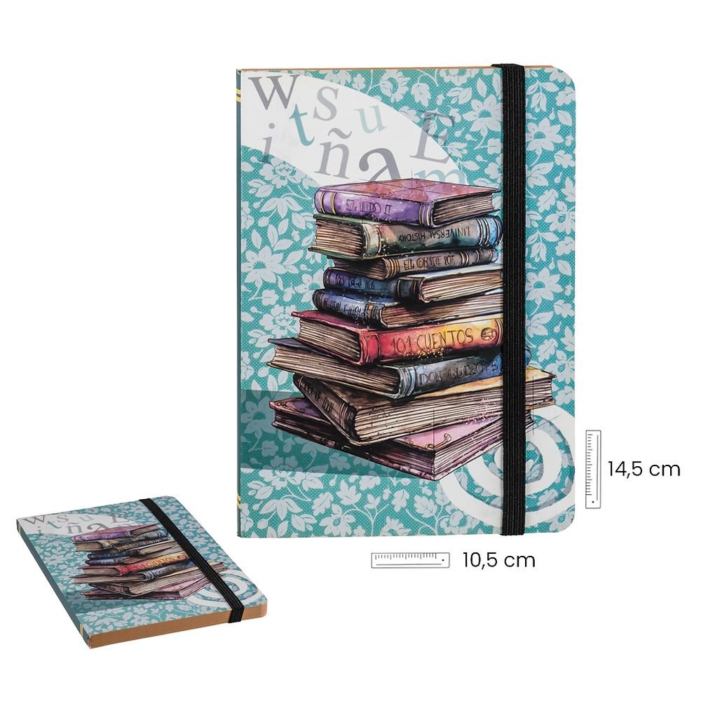 Libreta A6 Libros 14,5x10,5cm Papelería Javier Pack 1 Imagen principal del producto