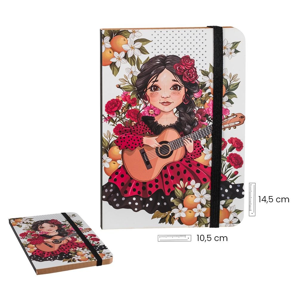 Libreta A6 Niña Flamenca PAPELERIA JAVIER Imagen principal del producto