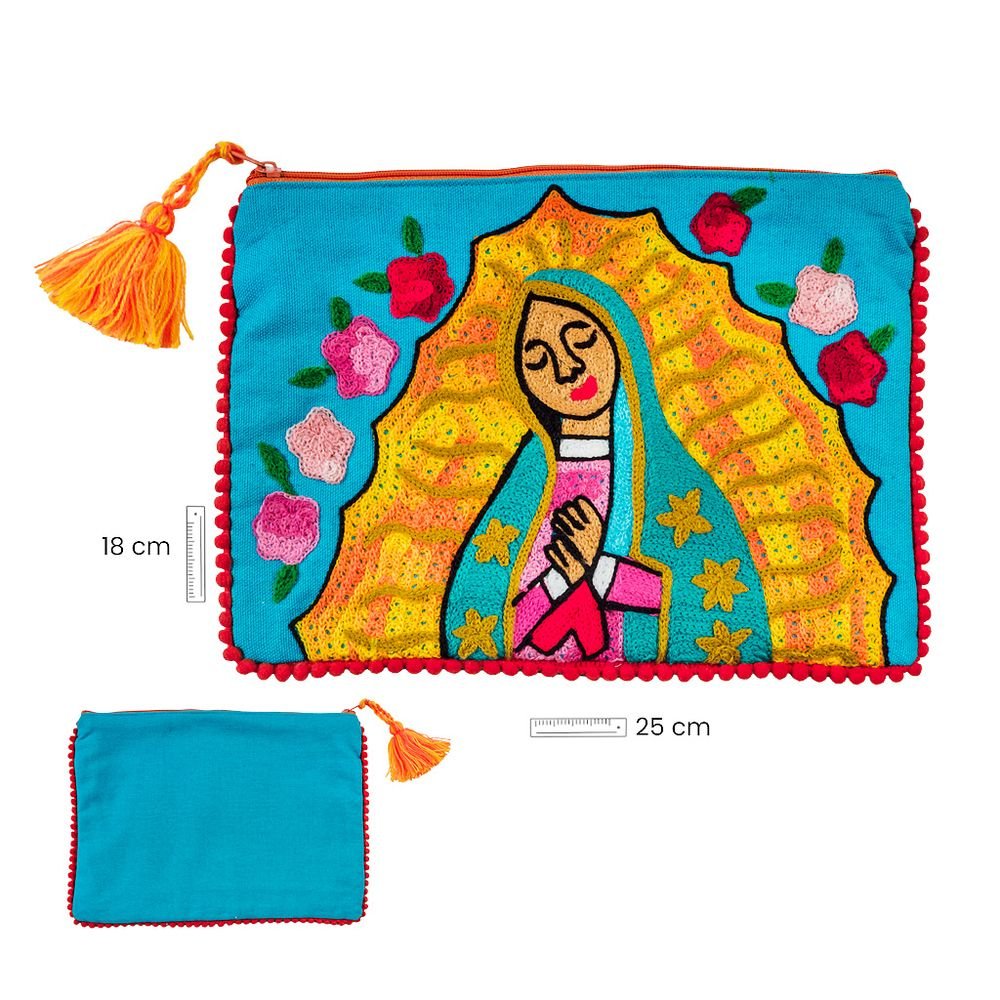 Neceser Virgen Guadalupe 25x18 cm Papelería Javier