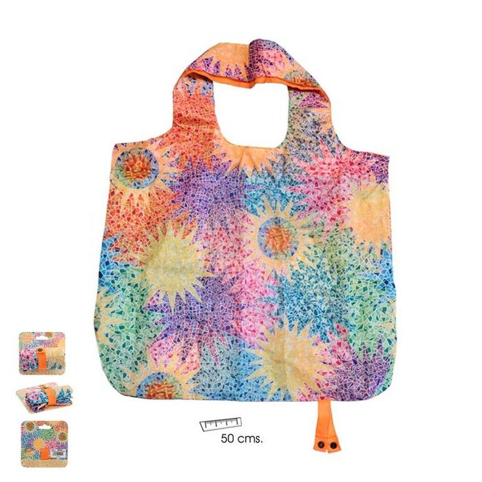 BOLSA PLEGABLE GAUDI 42X50 POLIESTER | PAPELERIA JAVIER Imagen principal del producto
