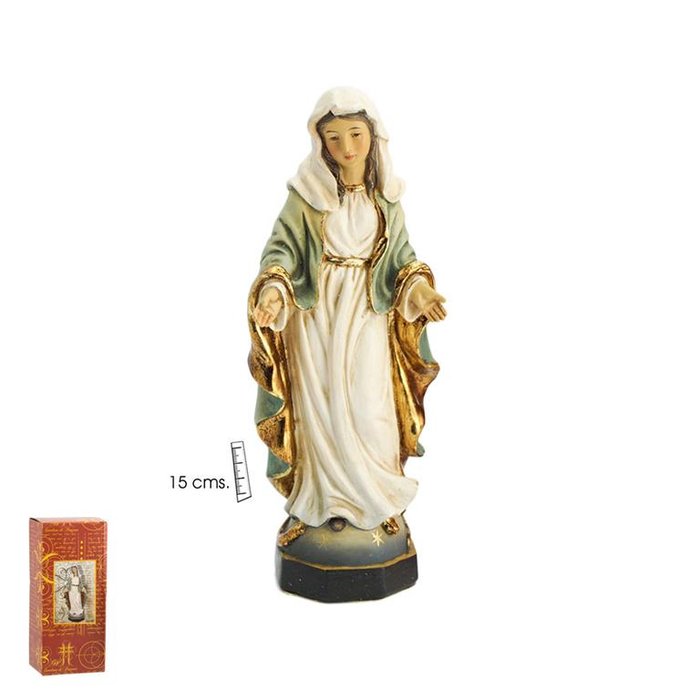 Figura Virgen Milagrosa 15 cm Marca Figuras Santos Javier Imagen principal del producto