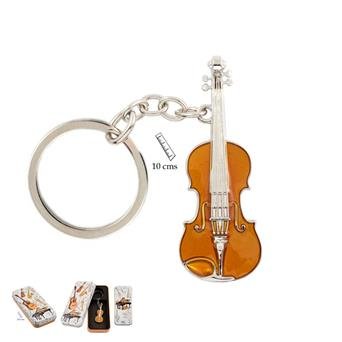 LLAVERO VIOLIN MARRON EN LATA | PAPELERIA JAVIER | 1 UNIDAD | 8435266199786 Imagen principal del producto