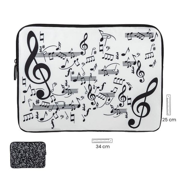 FUNDA PORTATIL MUSICA | PAPELERIA JAVIER Imagen principal del producto