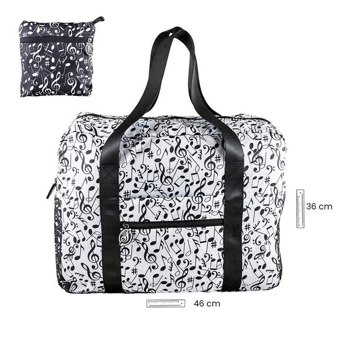 BOLSA DEPORTE PLEGABLE MUSICA | PAPELERIA JAVIER