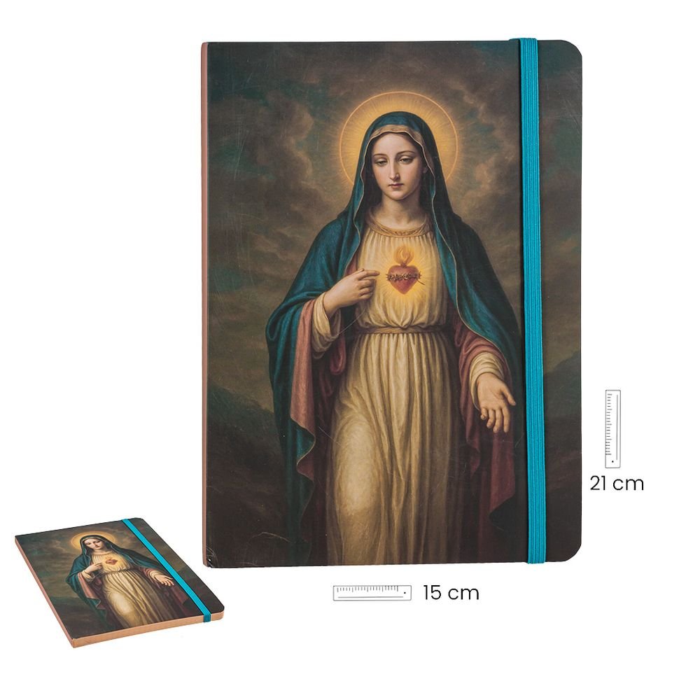 Libreta A5 Corazón de María Papelería Javier Imagen principal del producto