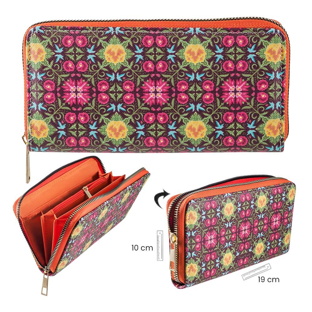 Cartera Frida Kahlo 19x2,5x10 cm Marca Papeléria Javier