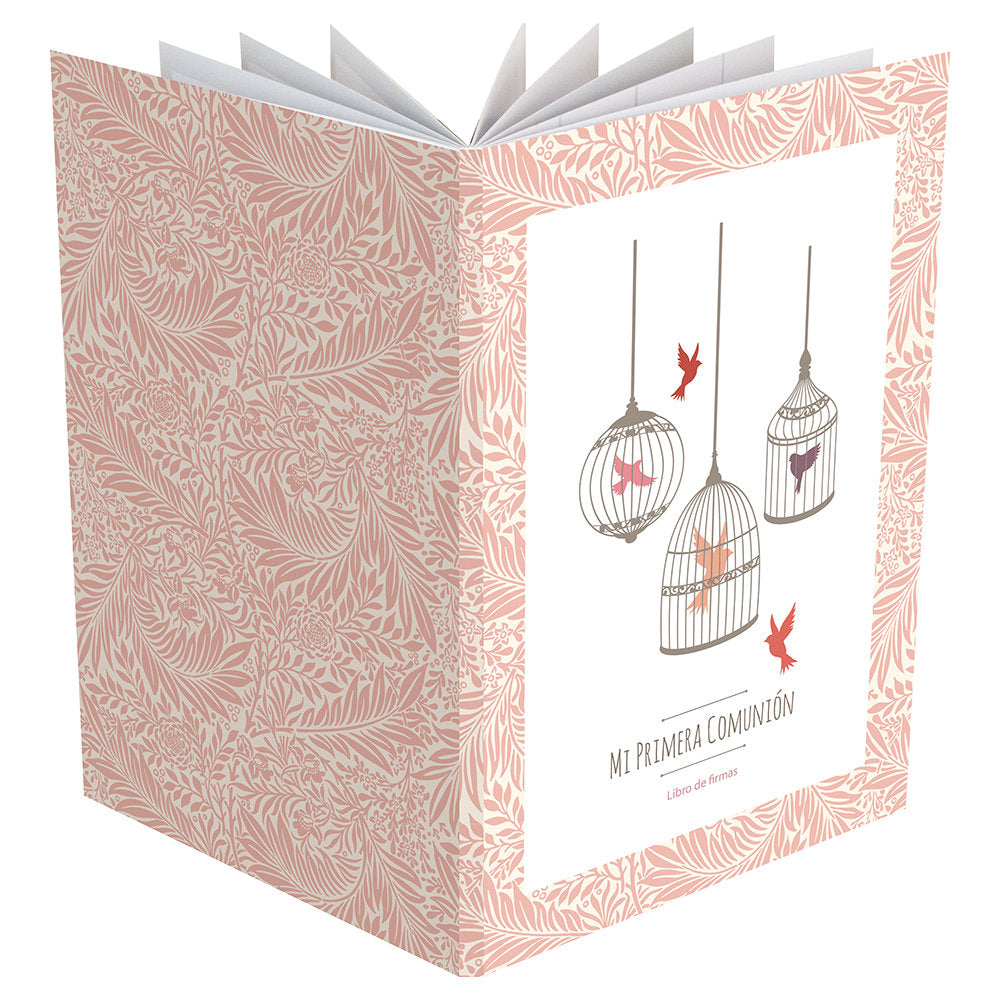 Libro Firmas Primera Comunión Rosa DEMARK 20x30