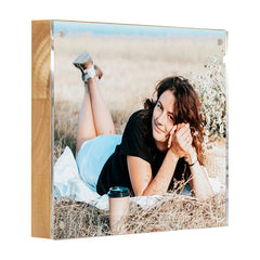 MARCO MADERA ACRILICA CON CIERRE IMAN 10X15 GROSSOR 19 MM | 1 UNIDADES | (DEMARK)