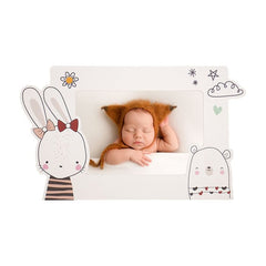 MARCO FOTOS INFANTIL CONEJITO NUBES 15X15 | 1 UNIDADES | (DEMARK)