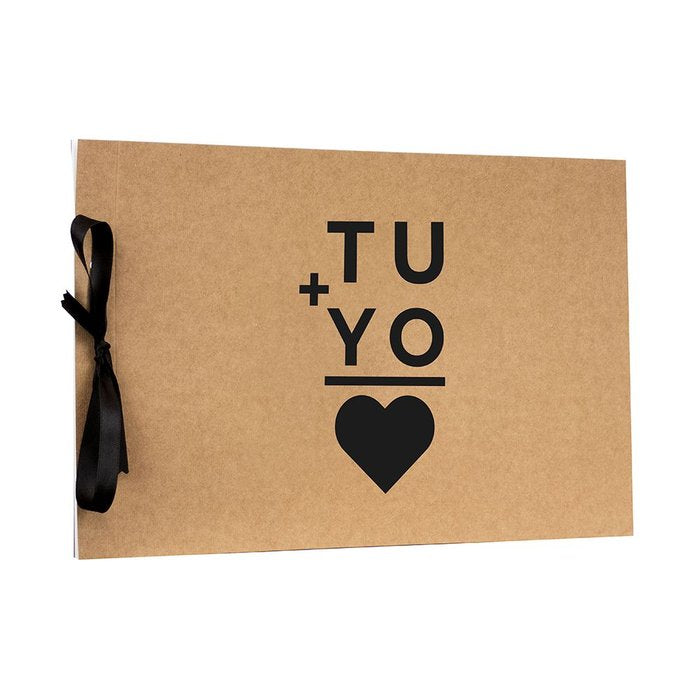ALBUM FOTOS/FIRMAS/DECO TU&YO 20 HOJAS BLANCAS 30X21 | 1 UNIDADES | (DEMARK)