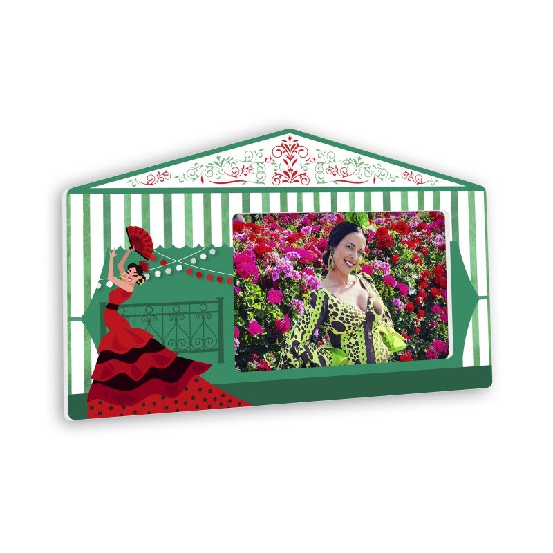 MARCO FOREX 10X15 CON MOTIVOS DE FERIA HORIZONTAL | 1 UNIDADES | (DEMARK)