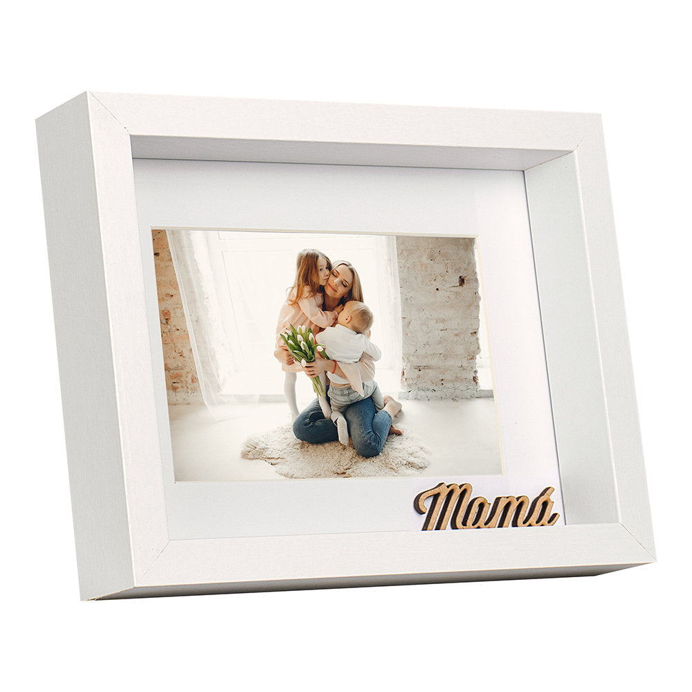 Marco Fotos Madera Paspartu 10x15 Mama DEMARK