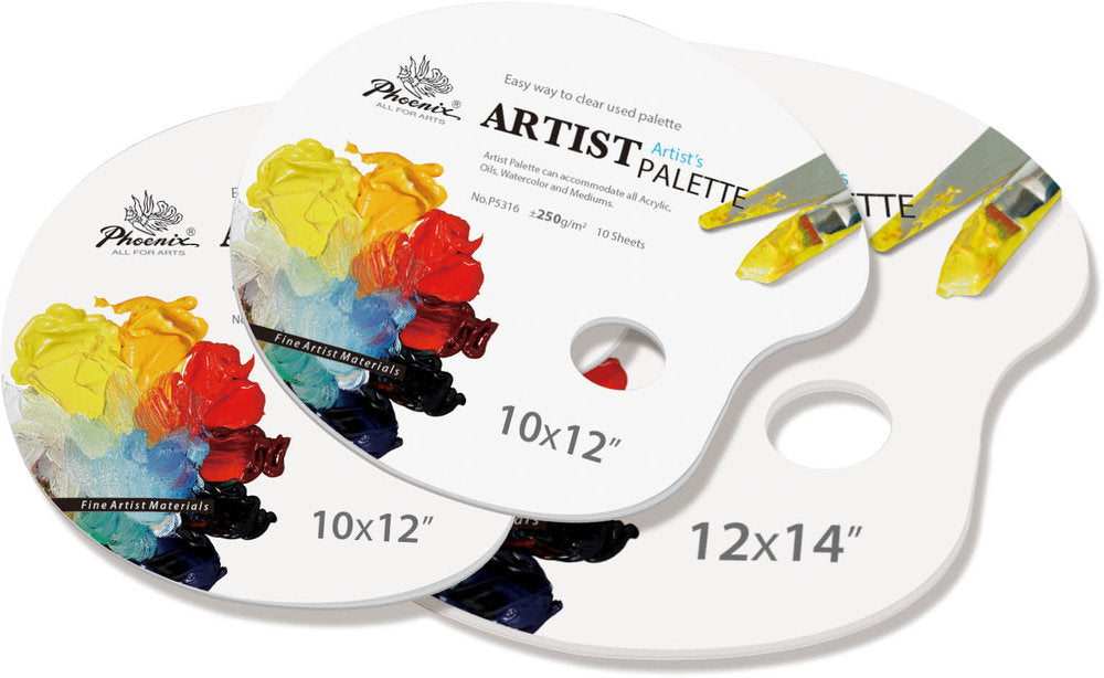 Paletas Papel P-5316 Oval 30x35cm 250 g/m² Phoenixart Imagen principal del producto
