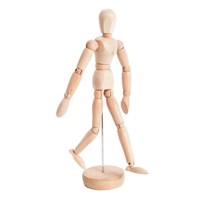 Maniquies D 8 20cm Phoenixart Pack de 8 figuras para manualidades Imagen principal del producto
