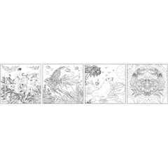 COLORING BOARD (4PCS/SET) 25X25 MARINE SERIES | 1 UNIDADES | (PHOENIXART)