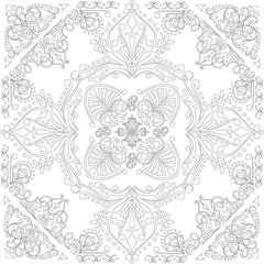 PANEL COLORING 30X30 M03 MANDALA | 1 UNIDADES | (PHOENIXART)