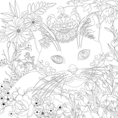 PANEL COLORING 30X30 G006 GATO | 1 UNIDADES | (PHOENIXART)
