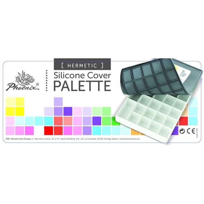 PALETAS DE PLATICO CON TAPA DE SILICONA | 1 UNIDADES | (PHOENIXART) Imagen principal del producto