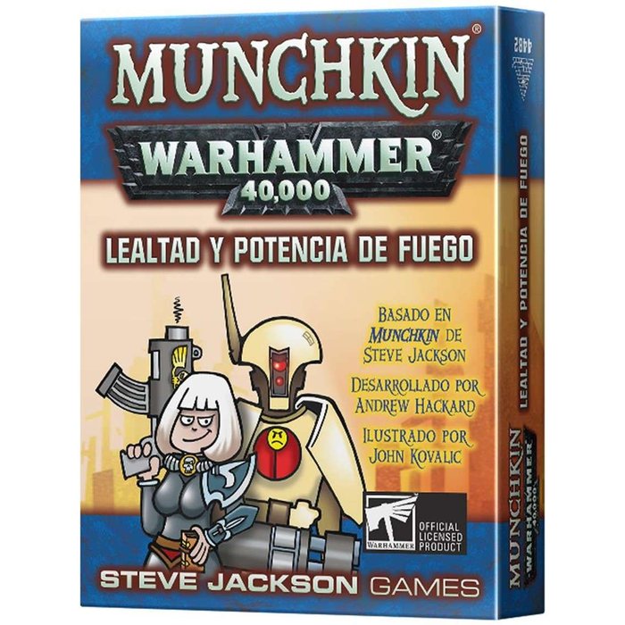 ✅ JUEGO MESA MUNCHKIN WARHAMMER LEALTAD Y POTENCIA FUEGO PEGI - 8435407630246 Imagen principal del producto