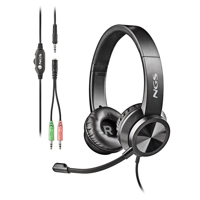 Auricular Stereo con Microfono conexión Jack 3.5 mm Lurbe Group S.A. NGS